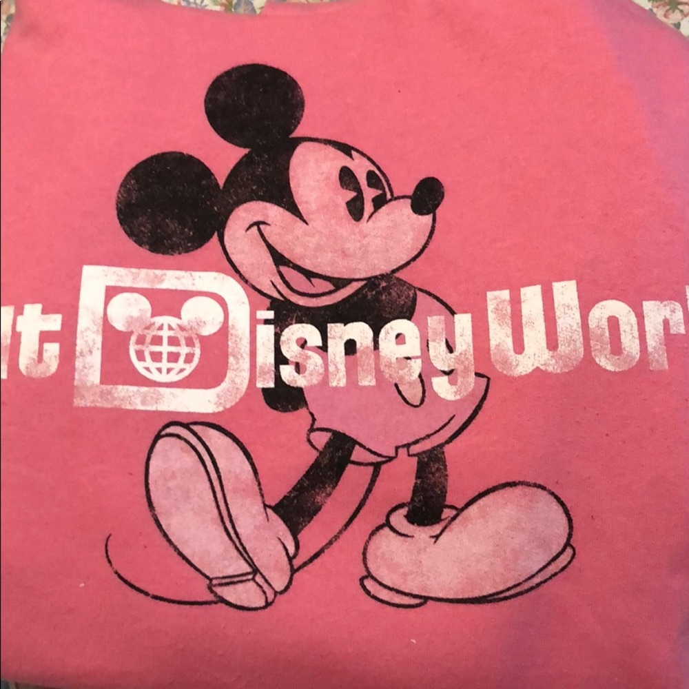 Walt Disney World bubble gum pink hoodie